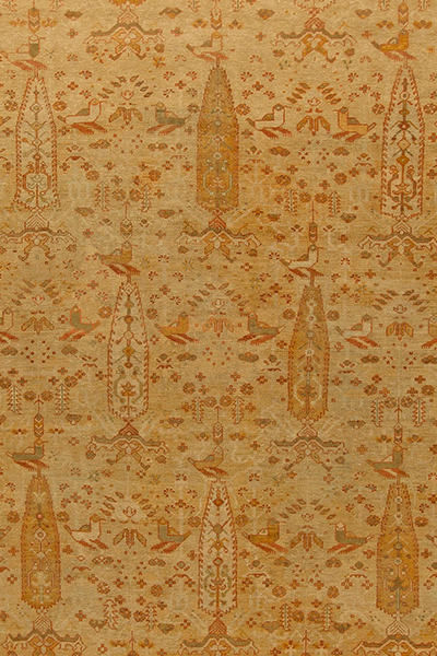 Turkish oushak botanical 13x12 bb61617