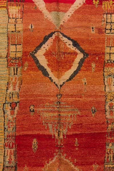 Vintage Moroccan rug bb6218