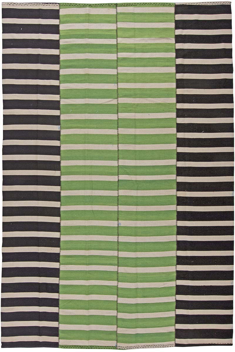 Contemporary Turkish modernist kilim 13x9 n10854