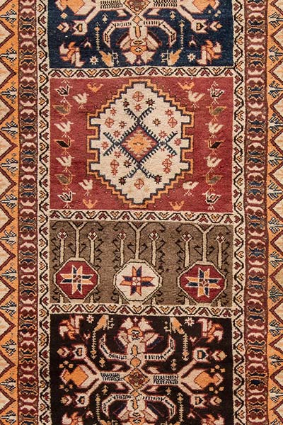 Vintage Moroccan rug 17x8 bb6290