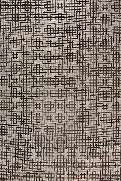 New carpet geometric contemporary 17x12 n11363