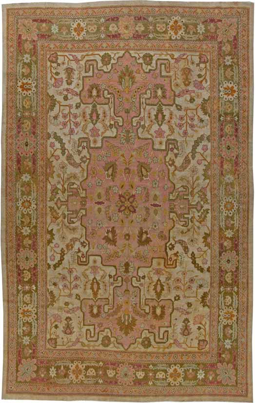Antique Indian amritsar rug format
