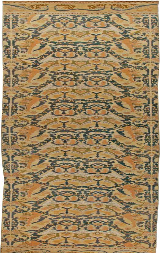 Vintage Spanish savonnerie rug format02