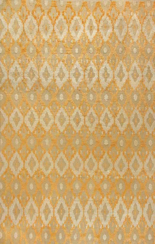 Oversized kasuri rug 1