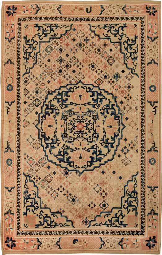 Vintage Chinese deco rug 2