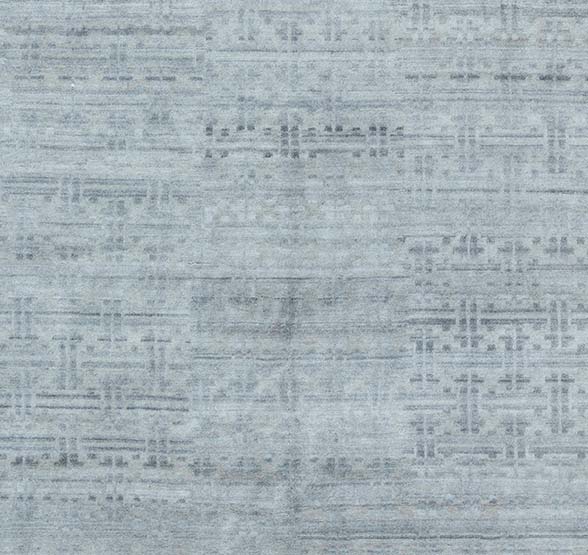 New carpet geometric contemporary 7x7 n11509