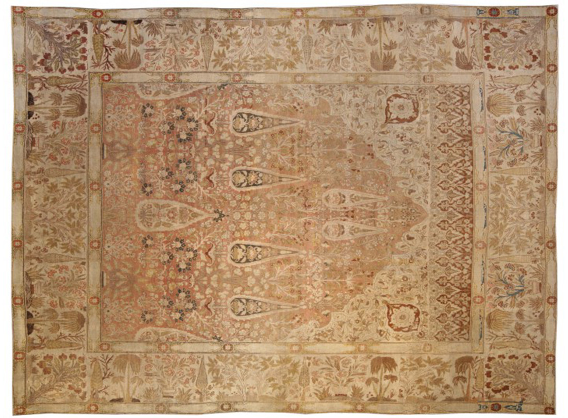 Bb4134 Persian tabriz 12.2 x 9.2 c. 1880 545x720