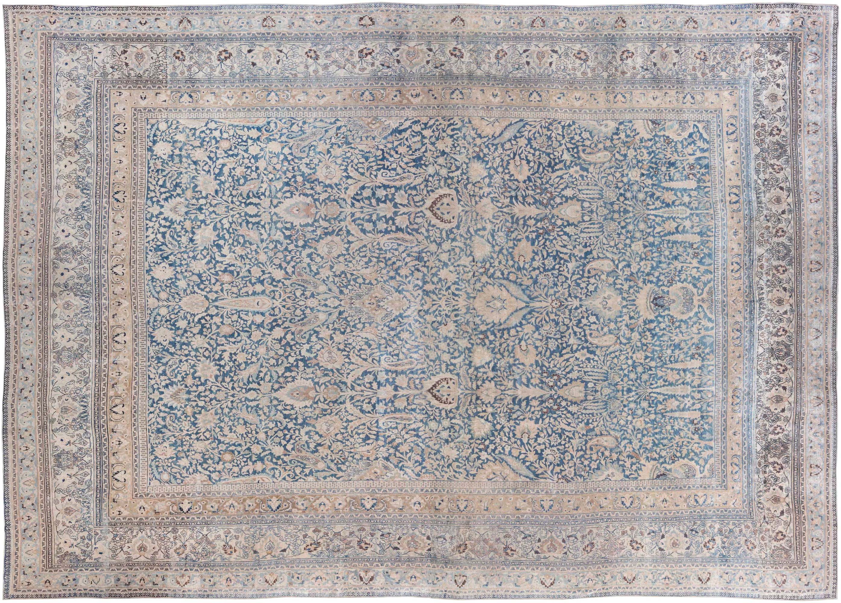 High Quality Oversized Persia Blue, Blue Brown Rug