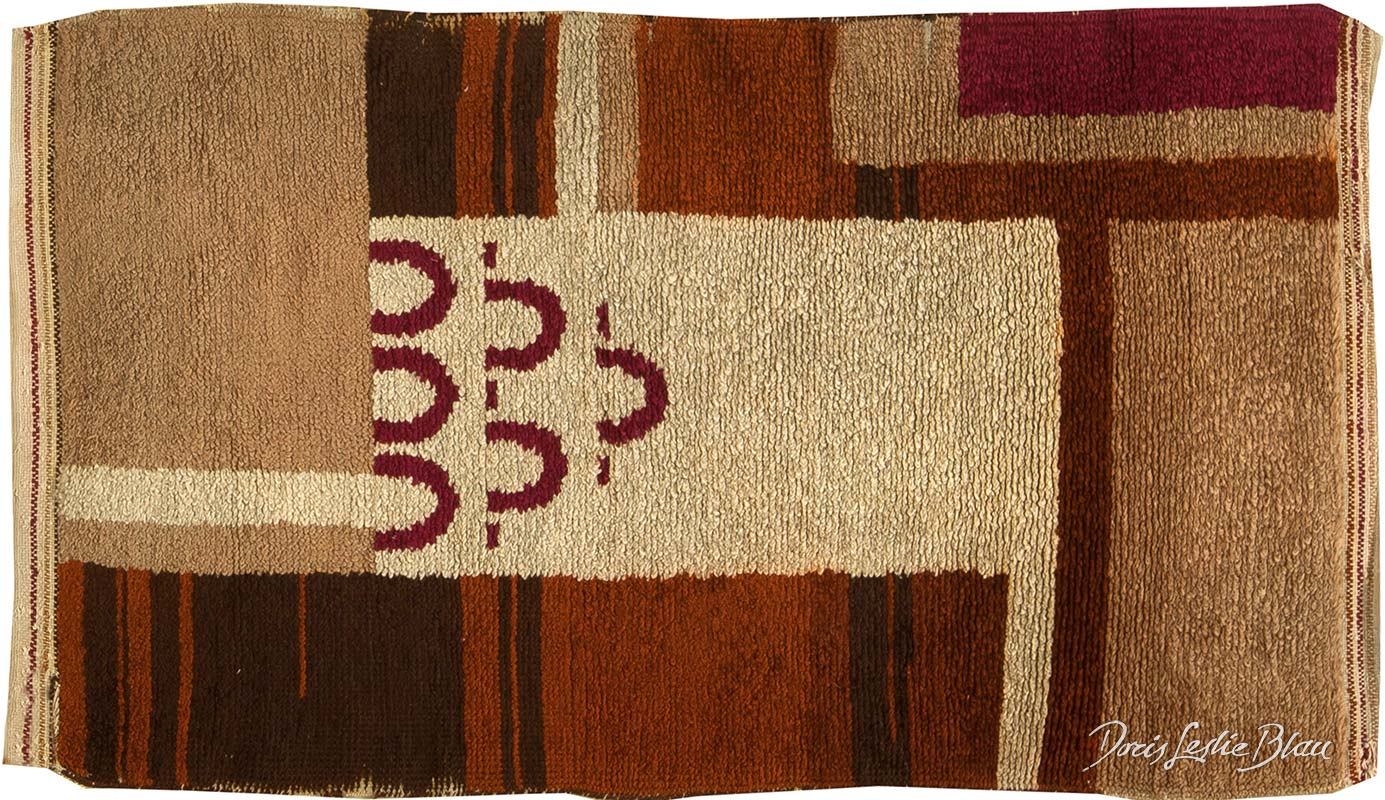 Beige Hand Knotted Wool Rug BB6172 by DLB