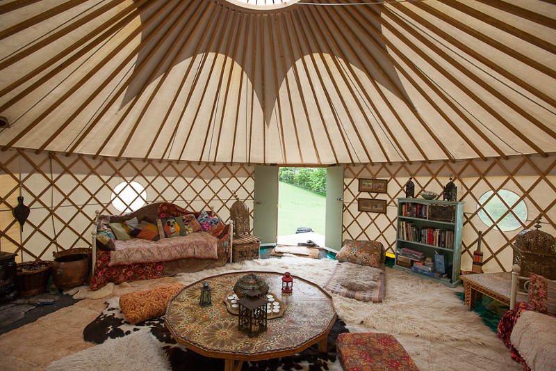 Mongolian style tent