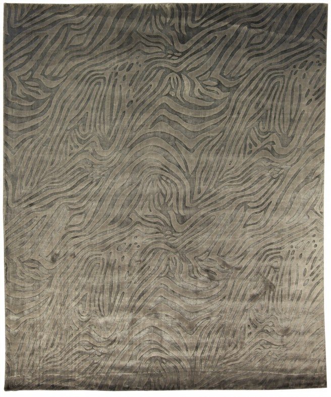 contemporary-rugs-animal-silver-custom-modern-bamboo-silk-gray-animal-animal-n10607-10x8