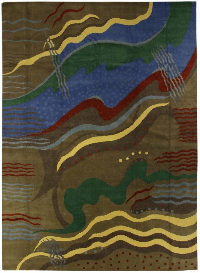 new-rug-tibetan-silk-wool-modern-deco-wool-abstract-n10627-14x10