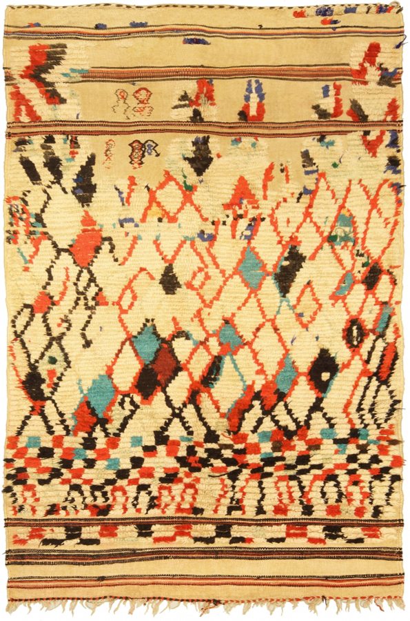 vintage-carpets-Moroccan-modernist-multi-botanical-abstract-bb5143-9x4