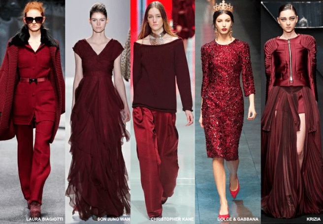 more burgundy