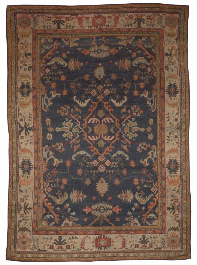 antique-rugs-turkish-oushak-blue-floral-abstract-bb5083-13x9