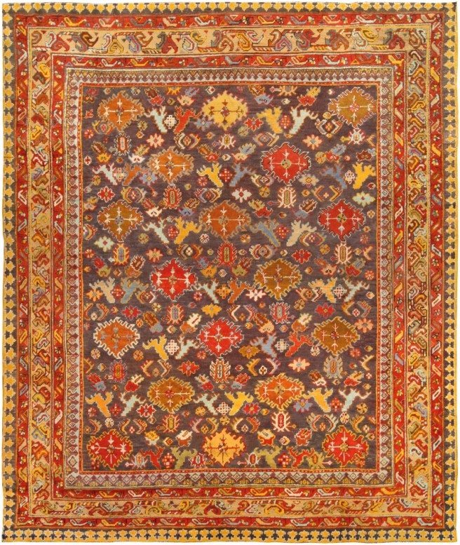 antique-rugs-turkish-oushak-purple-botanical-bb4455-12x11-2