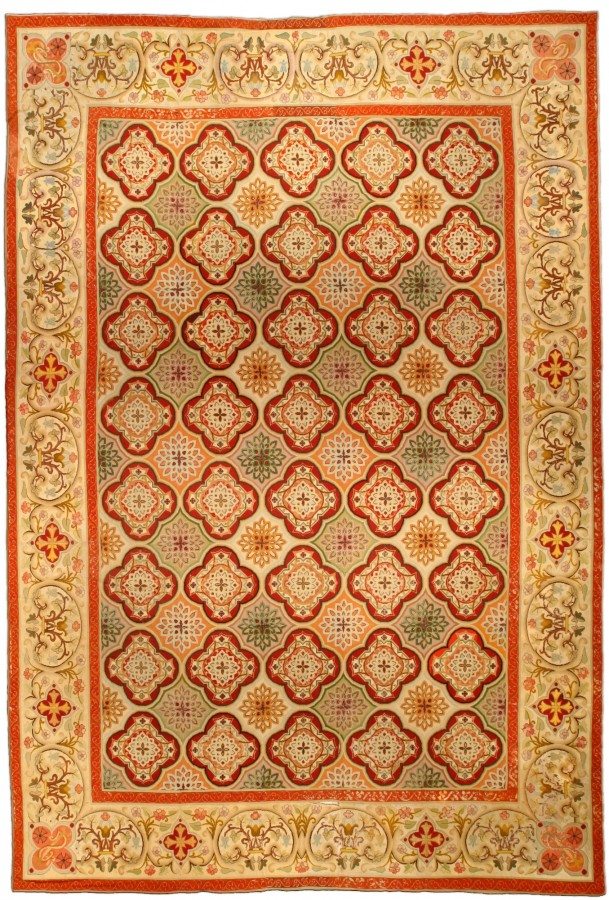 antique-carpet-european-american-french-needlework-red-geometric-bb4531-17x12