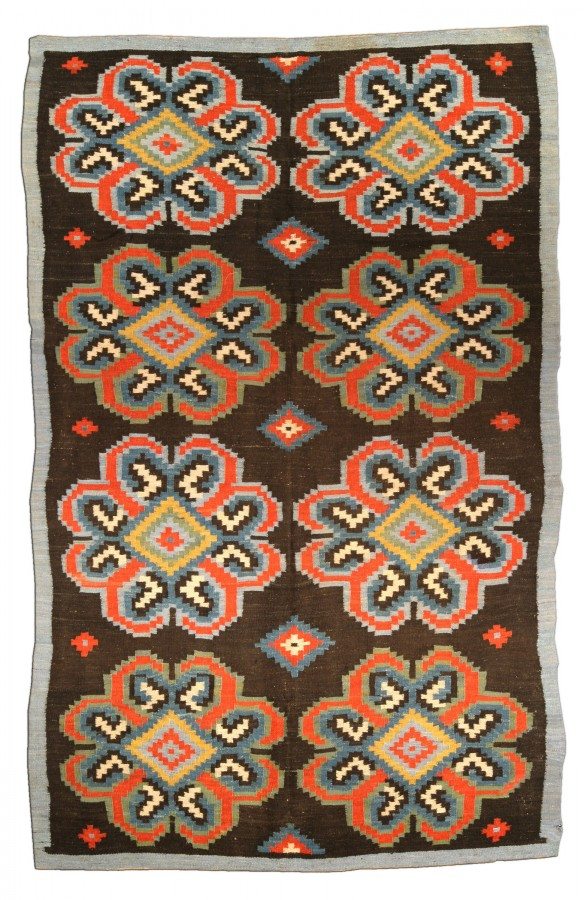 antique-carpet-russian-bessarabian-ukrainian-brown-geometric-bb4438-9x5