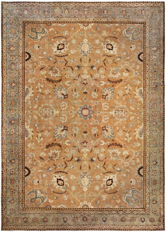 antique-rug-persian-tabriz-beige-botanical-bb4081-18x12