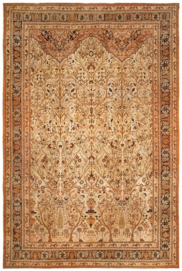 antique-rugs-tabriz-brown-botanical-bb4878-18x12
