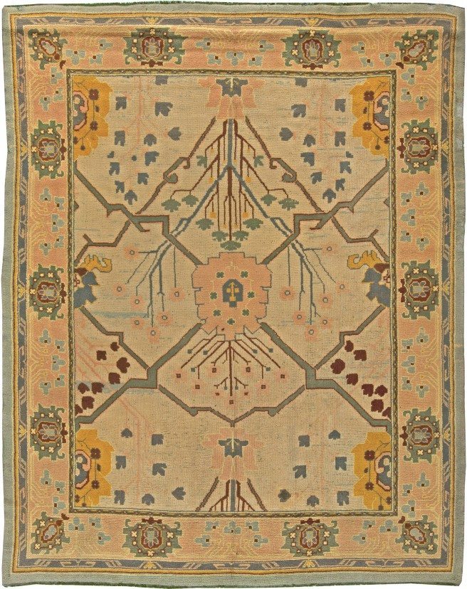 rugs-vintage-arts-crafts-by-voysey-green-floral-botanical-12x9-bb5797-