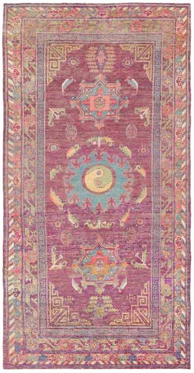 BB4367 Silk Samarkand 10.7 x 5 C. 1920