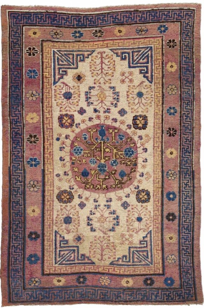 vintage-carpets-chinese-samarkand-khotan-pink-botanical-geometric-bb4393-7x5
