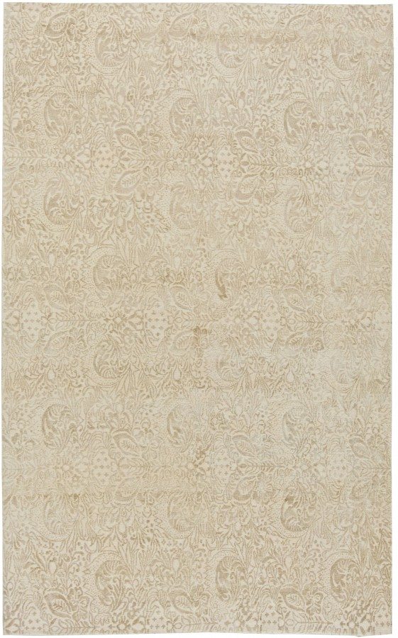 new-rug-tibetan-silk-wool-silk-beige-11x7-n11062
