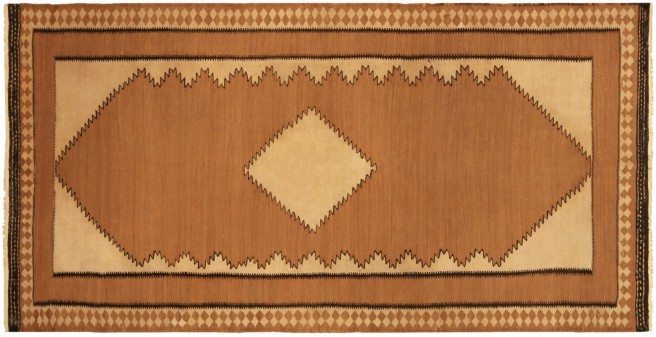 antique-carpet-persian-kilim-brown-geometric-bb5216-8x5