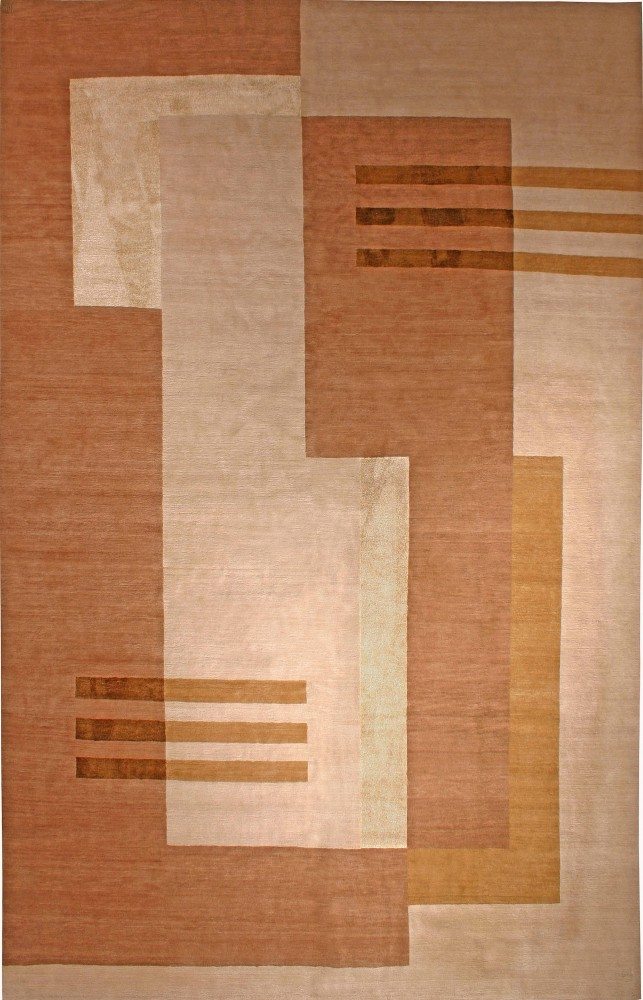 contemporary-rug-custom-tibetan-brown-geometric-minimalist-12x8-n11010