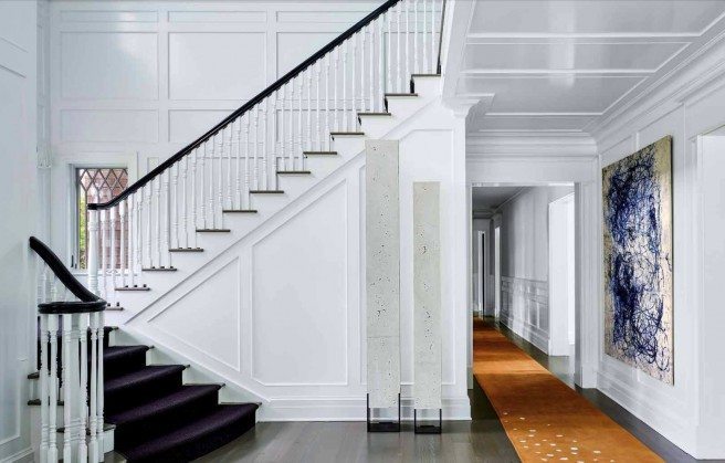 Custom runner is from Doris Leslie Blau foyer_rev