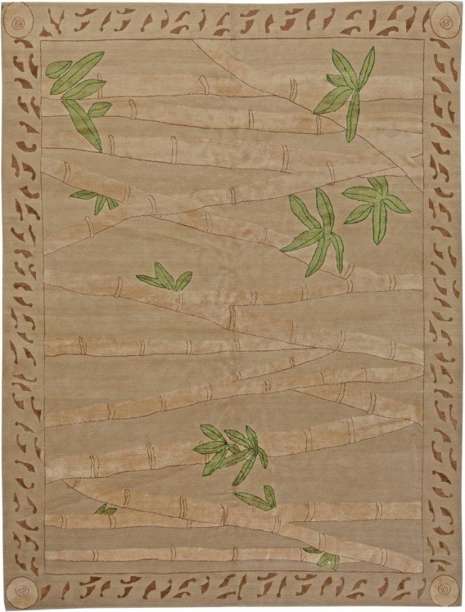 custom-tibetan-bamboo-beige-botanical-n10987