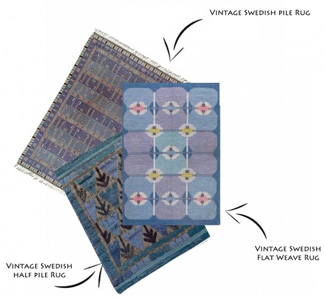 layered rugs