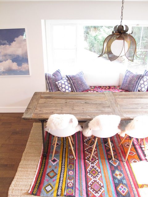 layered rug