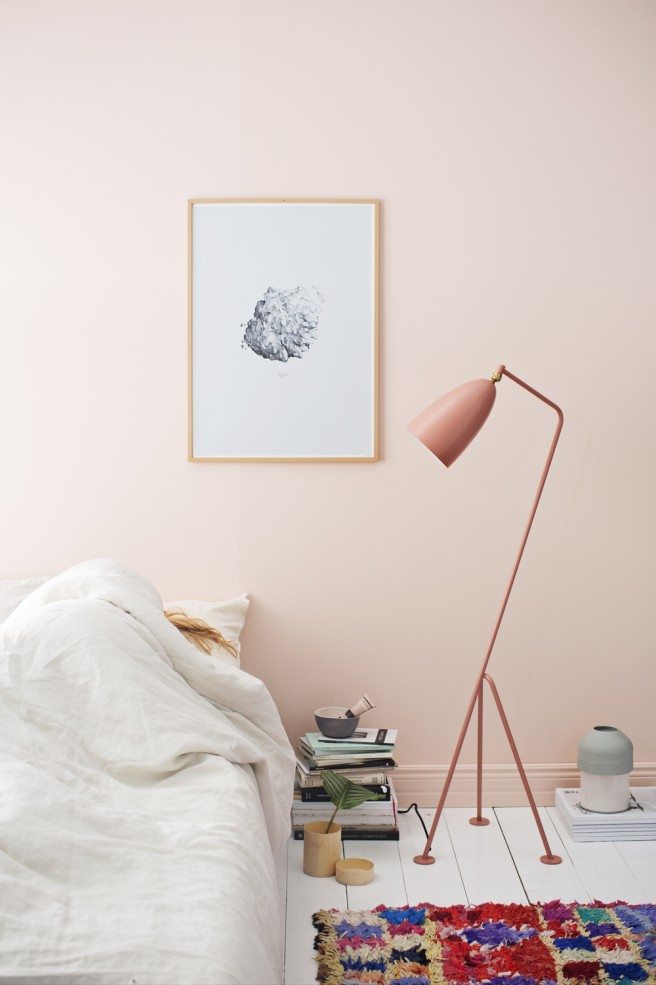 pale-pink wall