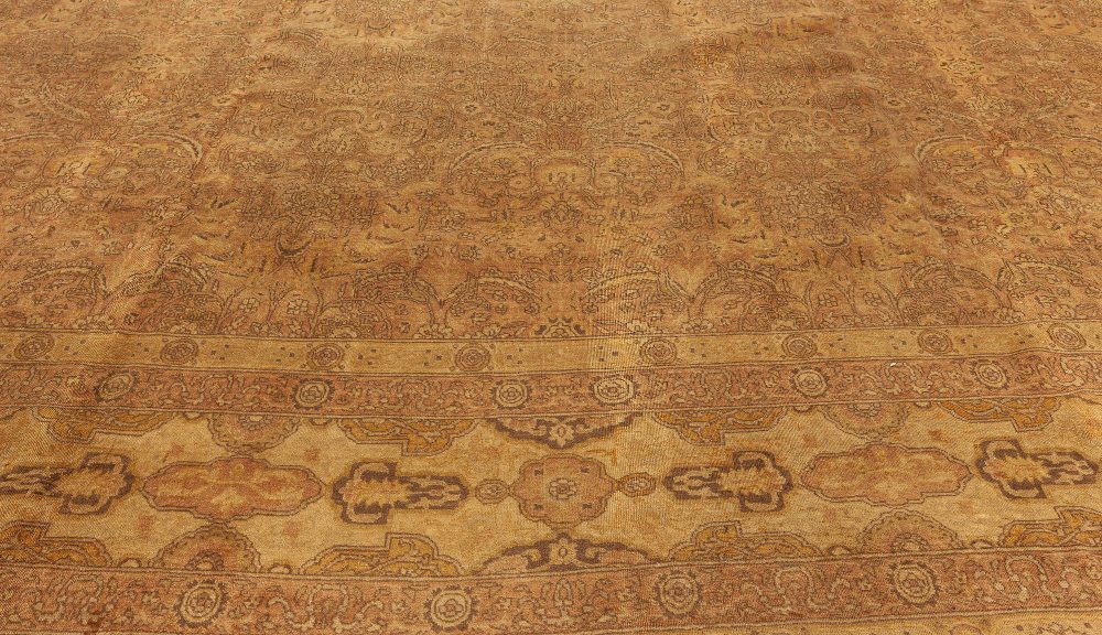 Large Antique Turkish Sivas Botanic Handmade Wool Carpet BB0431