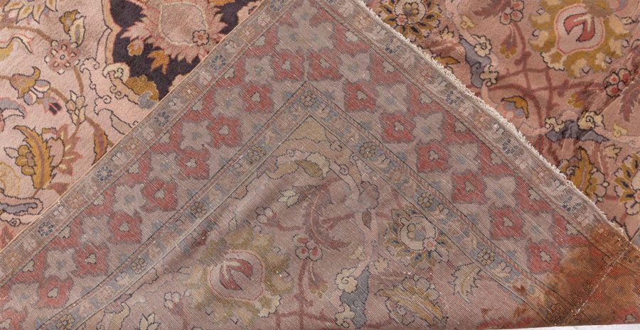 Antique Abstract Indian Handmade Wool Rug (Size Adjusted) BB0707