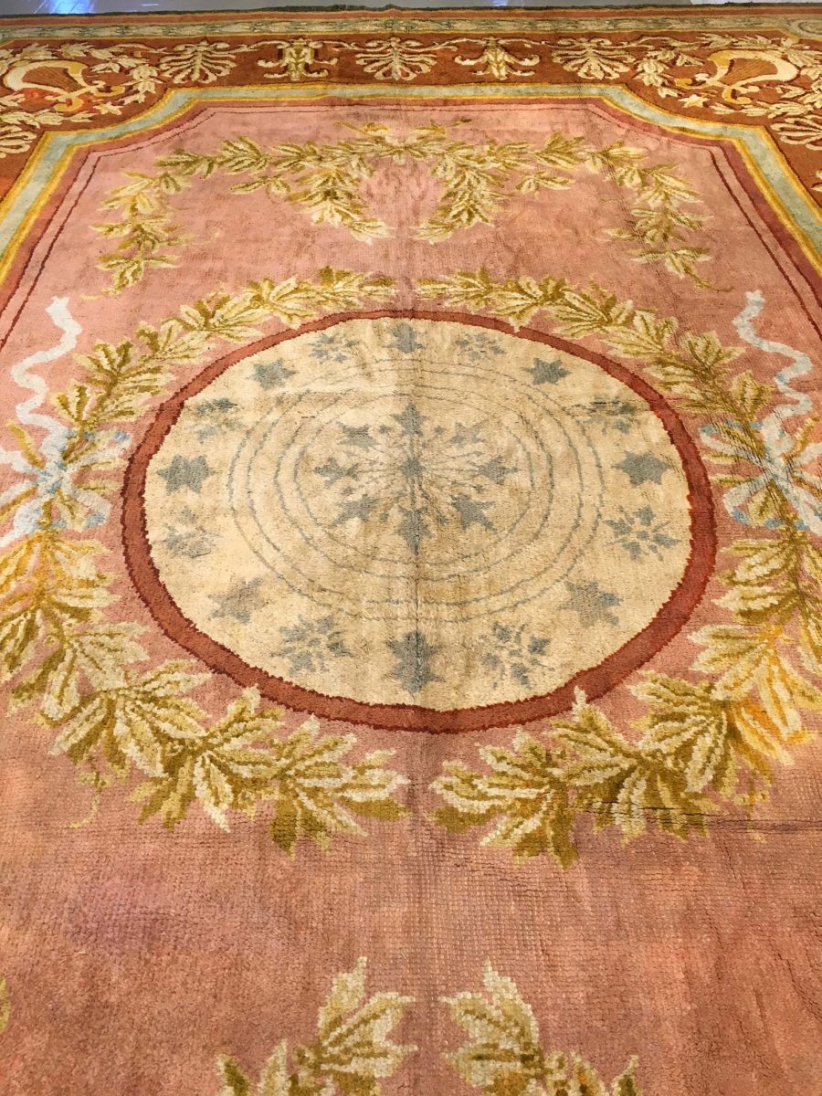 Oversized Antique Spanish Savonnerie Rug BB1323