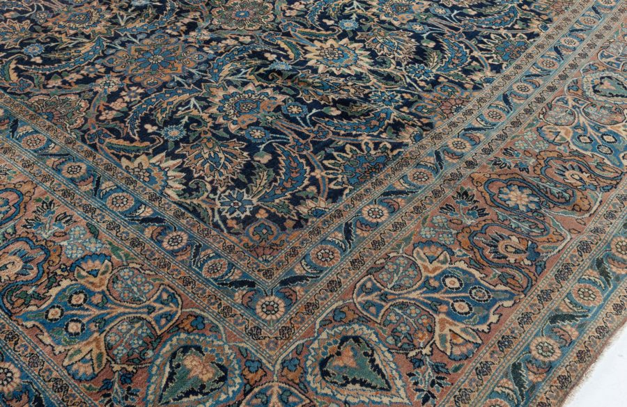 Antique Persian Kirman Handmade Wool Carpet BB1835