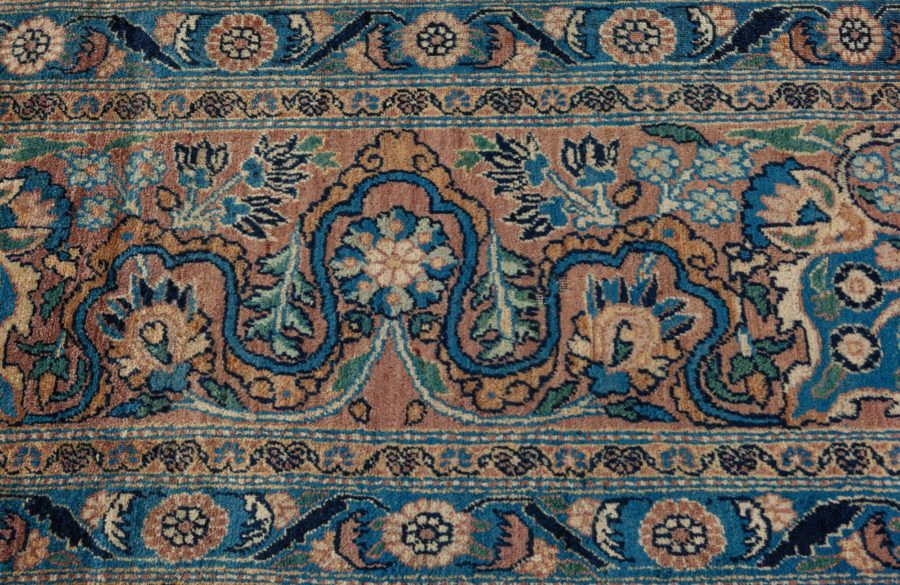 Antique Persian Kirman Handmade Wool Carpet BB1835