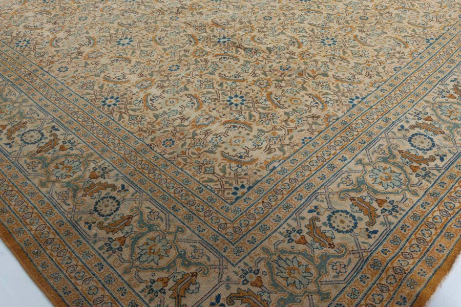 Antique Persian Tabriz Hand Knotted Wool Rug BB1898