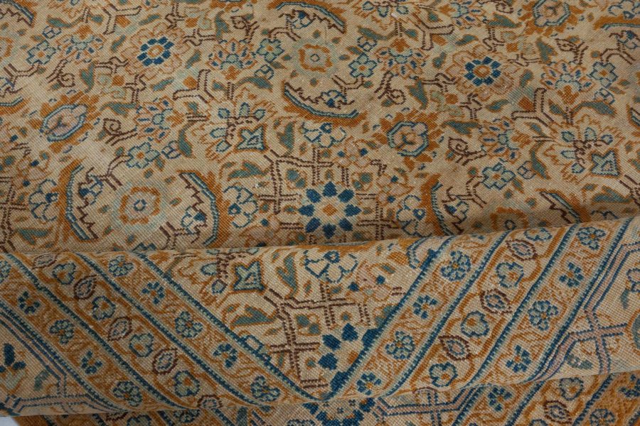 Antique Persian Tabriz Hand Knotted Wool Rug BB1898