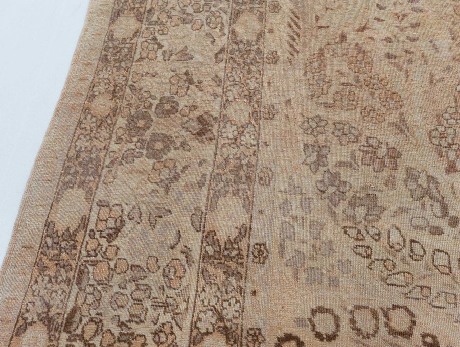 Antique Persian Tabriz Handmade Wool Rug BB2215