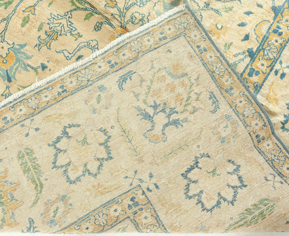 Antique Persian Tabriz Handmade Wool Carpet BB2299