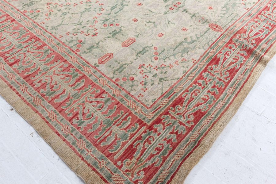 Mid-20th century Spanish Floral Handmade Wool Carpet BB2525