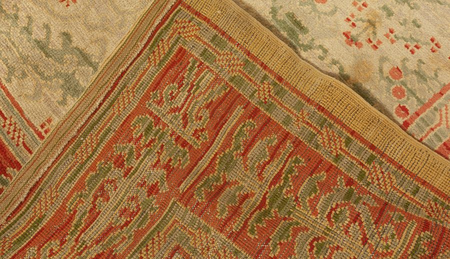 Mid-20th century Spanish Floral Handmade Wool Carpet BB2525