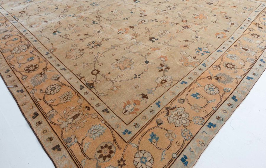 Authentic Persian Tabriz Handmade Wool Carpet BB2554