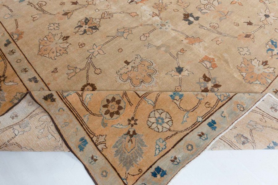 Authentic Persian Tabriz Handmade Wool Carpet BB2554