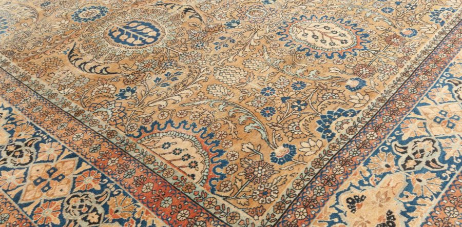 Authentic Persian Kirman Handmade Wool Carpet BB2675