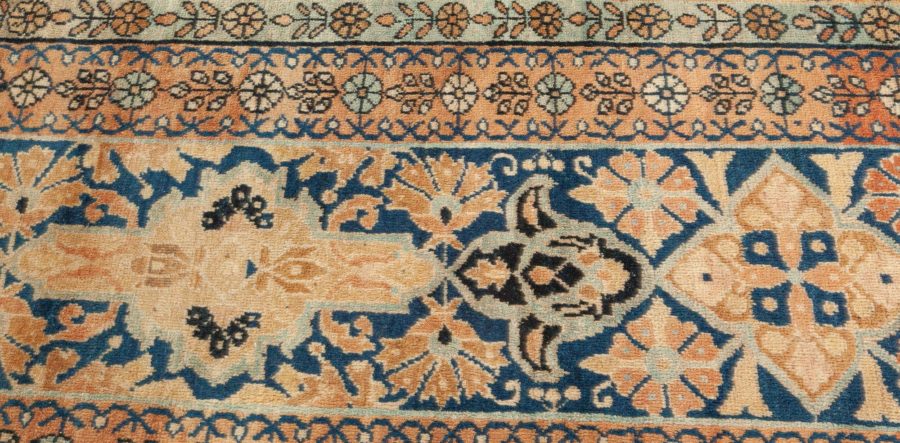 Authentic Persian Kirman Handmade Wool Carpet BB2675